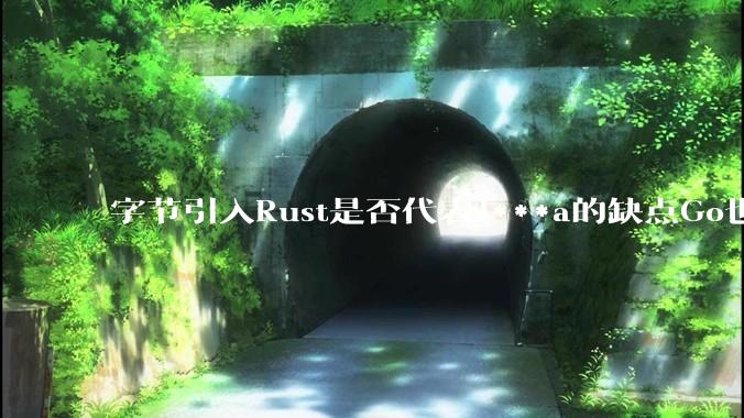 字节引入Rust是否代表J***a的缺点Go也没解决？